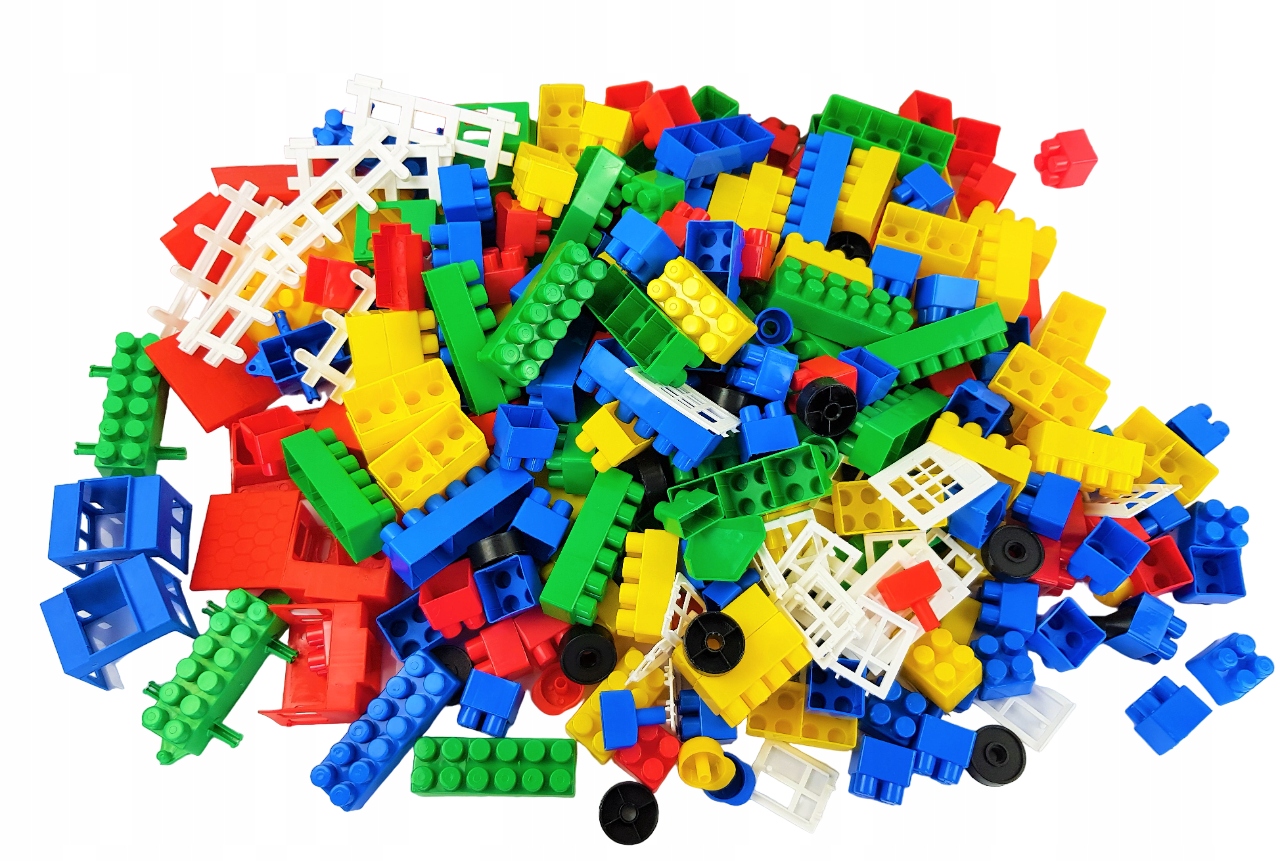 KLOCKI KONSTRUKCYJNE 500 el POLSKIE ZESTAW KLOCKÓW Typ klocki konstrukcyjne