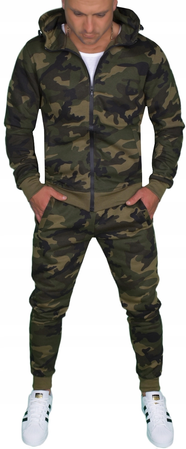 OCIEPLANY DRESOWY KOMPLET MĘSKI DRES SPODNIE+BLUZA