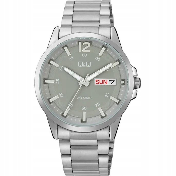 Pánské Hodinky Qq A36A-002P stříbrný náramek