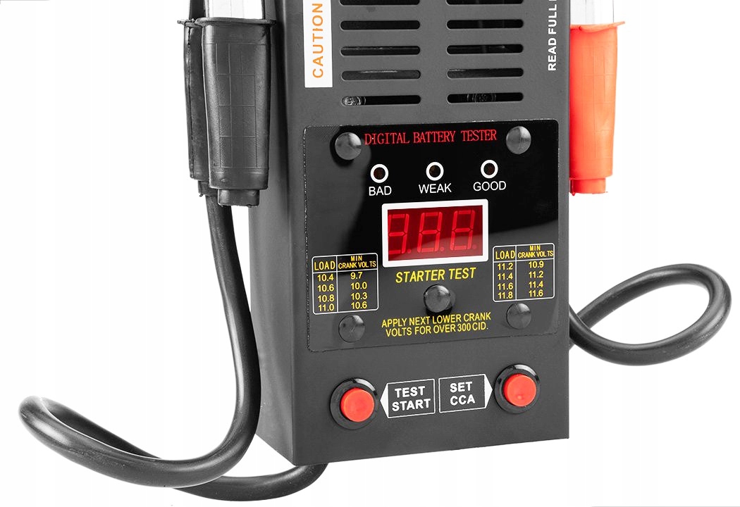 TESTER AKUMULATORA AKU MIERNIK POJEMNOŚCI NAPIĘCIA OBCIĄŻENIOWY CYFROWY NEO EAN (GTIN) 5907558452419