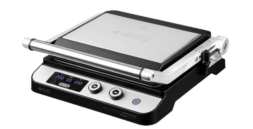 Gril Ecg KG1000 2000W 2 termostaty Led