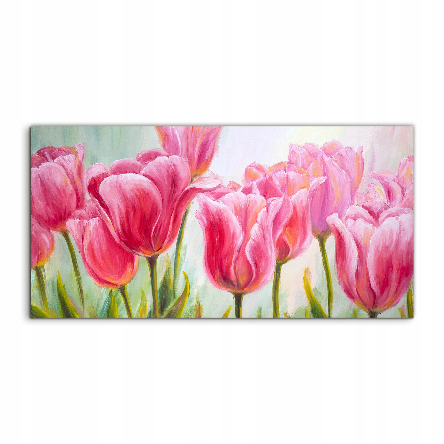 Obraz 120x60 s potlačou Kvety Tulipány na stenu