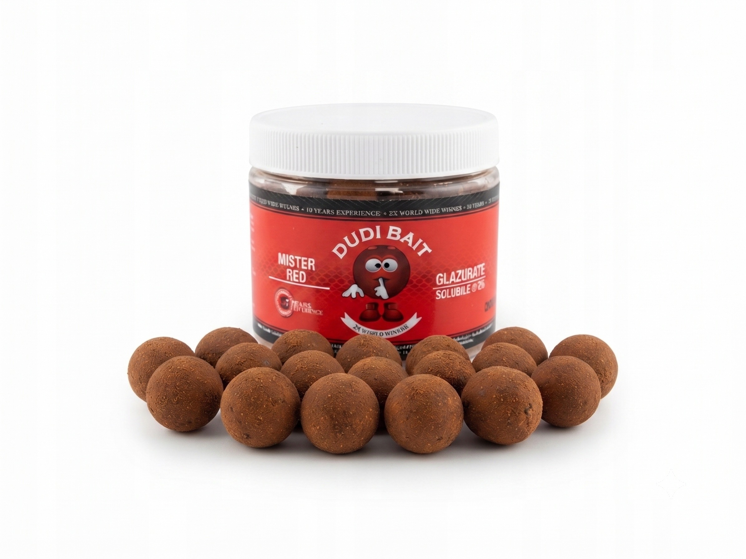 Kulki Haczykowe Mister Red Dudi solubile 20 mm Szybko Pracujące W Otoczce