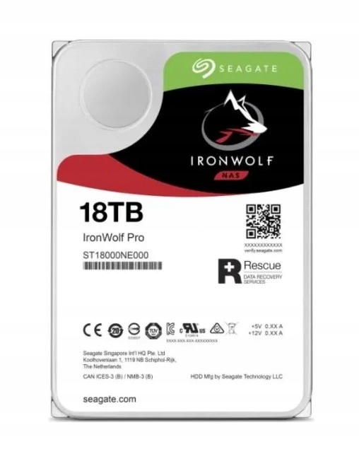 Pevný Disk Seagate ST18000NE000 18TB 3,5" Sata