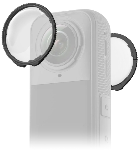 INSTA360 X5 Standardní Ochranné Krytky Objektivu Sklo