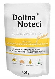 Dolina Noteci JUNIOR KURACIE MÄSO 100g Vlhké krmivo pre psa šteniat