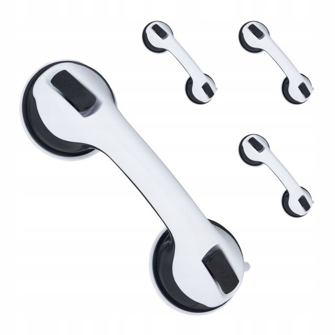 4 x koupelnový držák s přísavkou Spolehlivý koupelnový držák s přísavkou