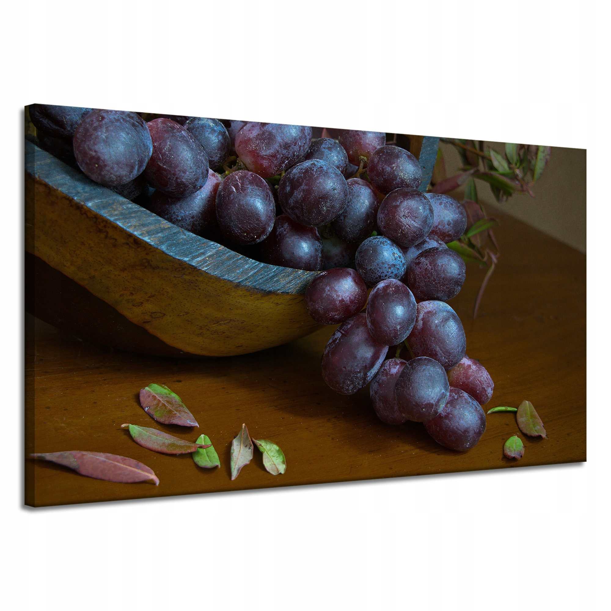 Obraz Canvas Kuchyňská miska s hroznem 120x70 cm