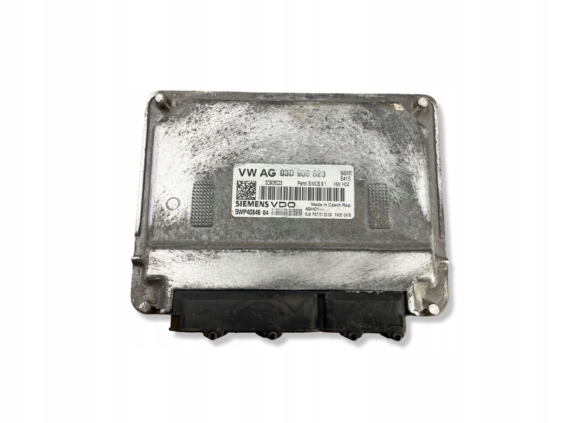 control unit of the engine Volkswagen Polo 4 facelift 2009 03D906023