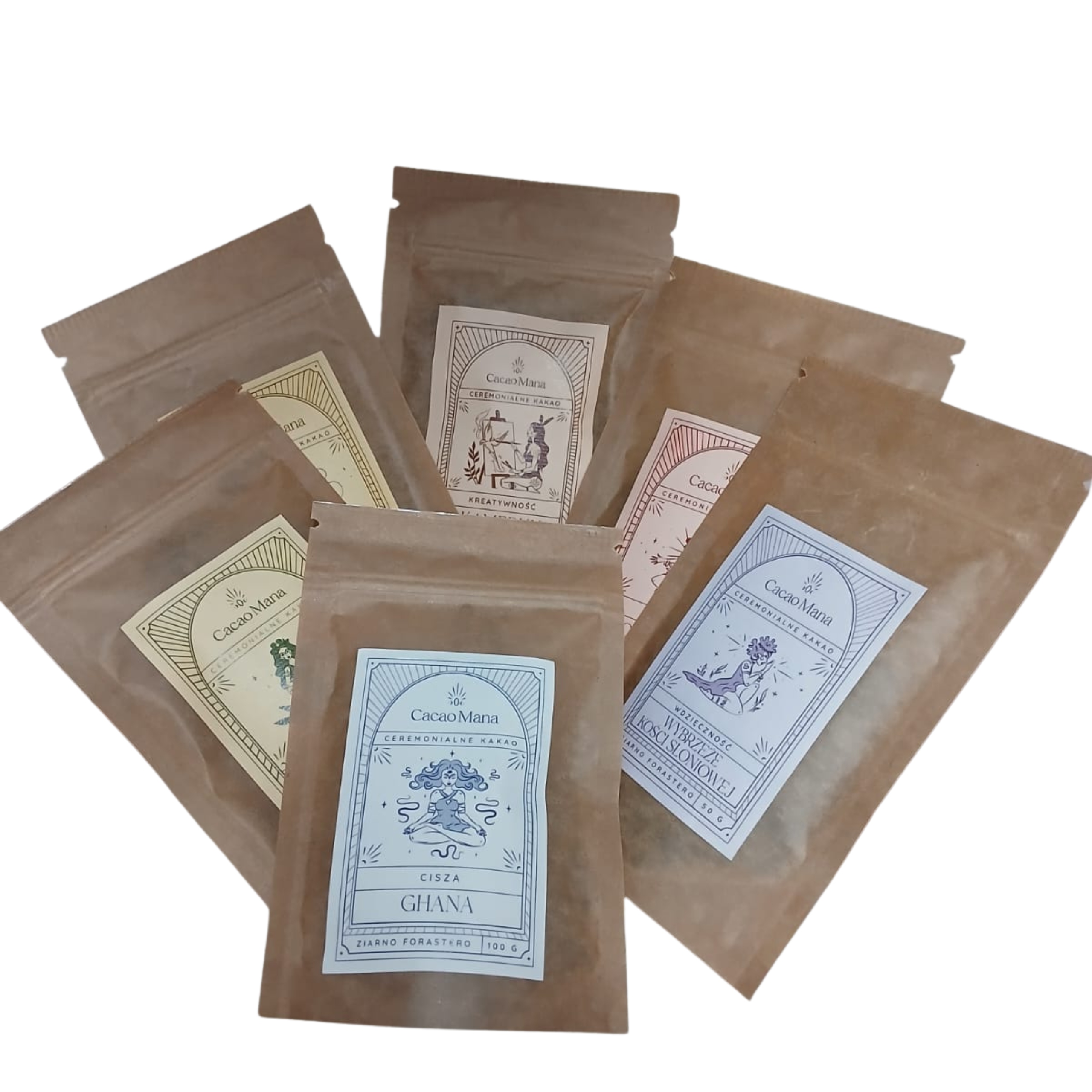 Levně Obřadní kakao Degustační sada 6 x 50 g