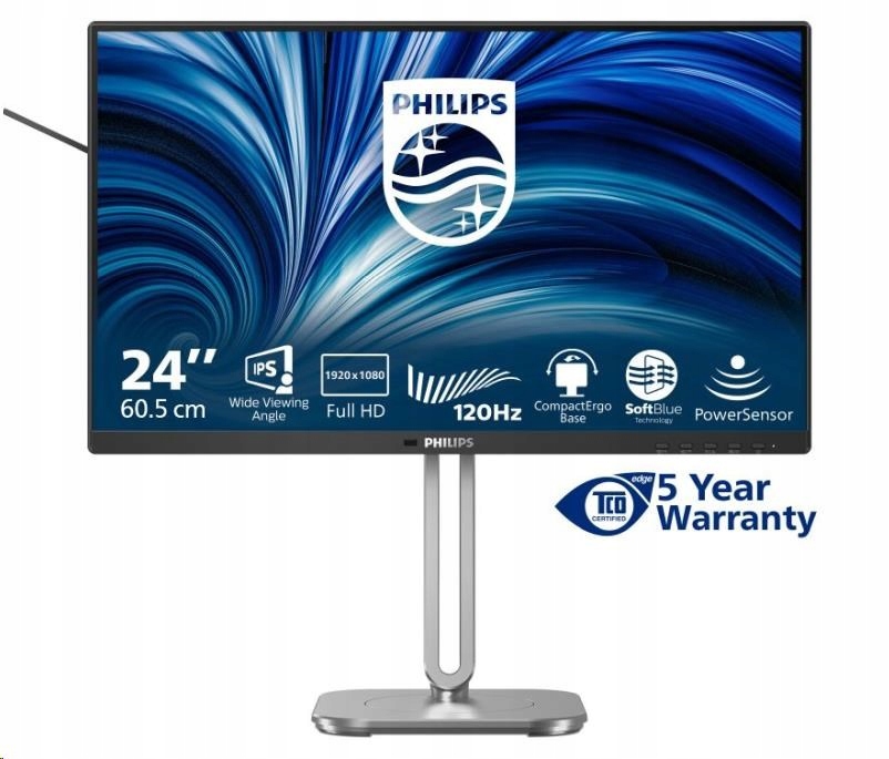 Philips/ 24B2N4200/ 23, 8"/ Ips/ Fhd/ 120Hz/ 4ms/ Sivá/ 5R 24B2N4200/00