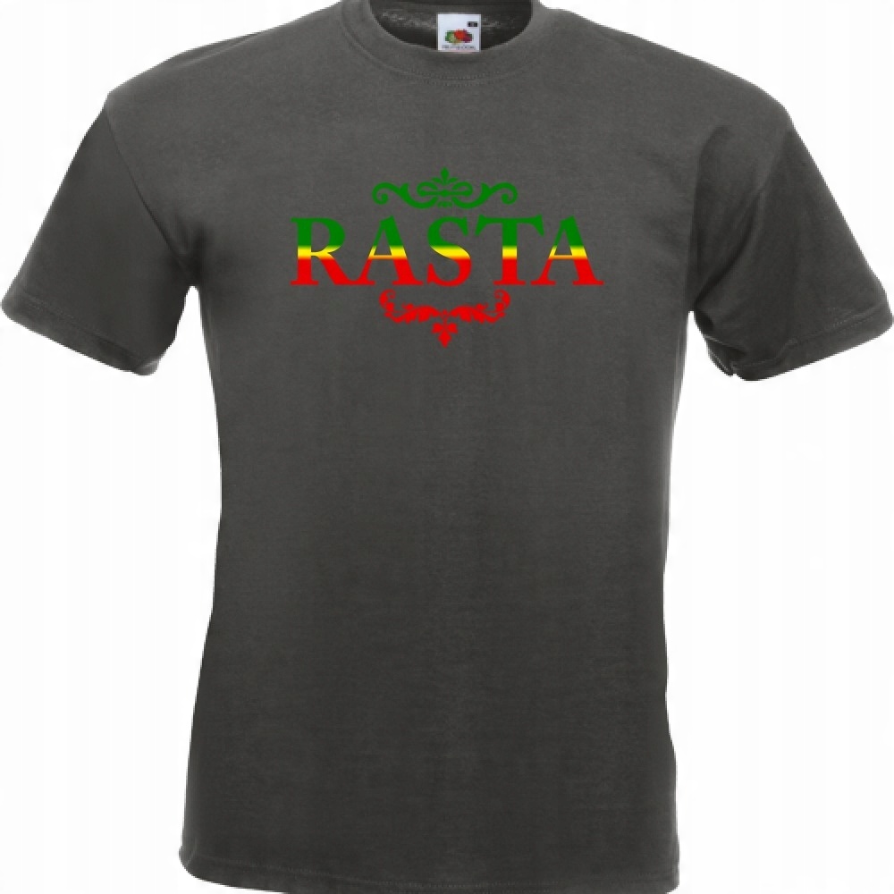 

Koszulka z nadrukiem reggae rasta rastaman XL graf
