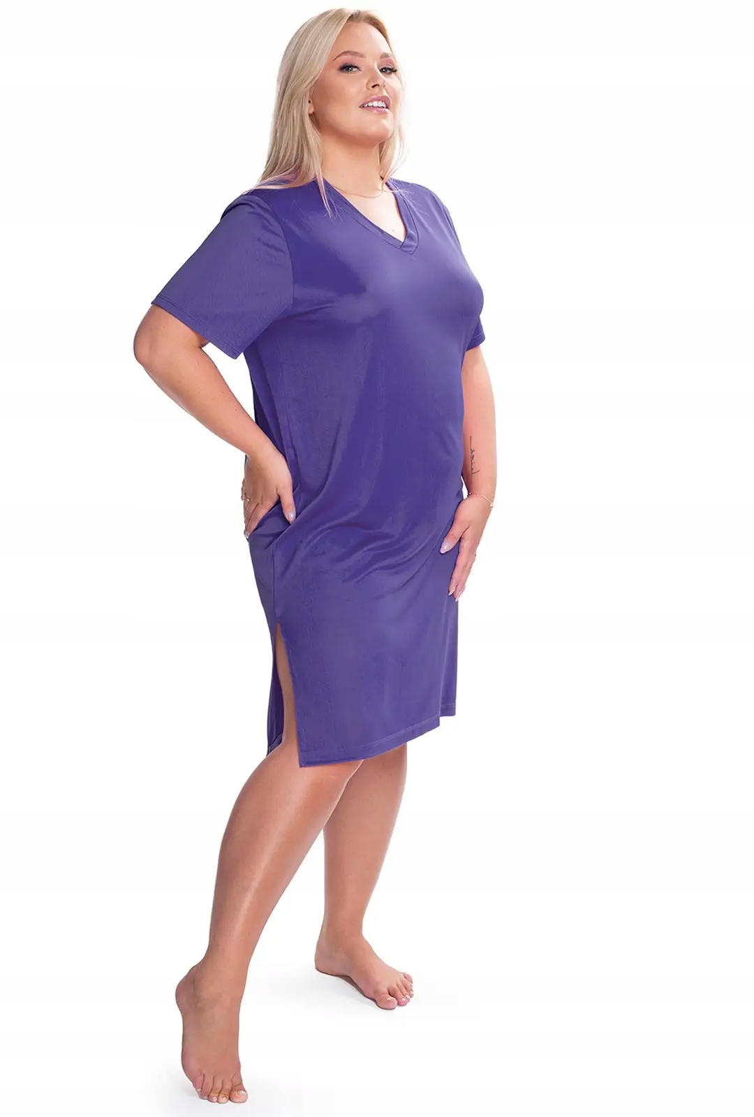 MEWA KLASYCZNA KOSZULA NOCNA SPORTI FIOLET 58 Marka MEWA lingerie