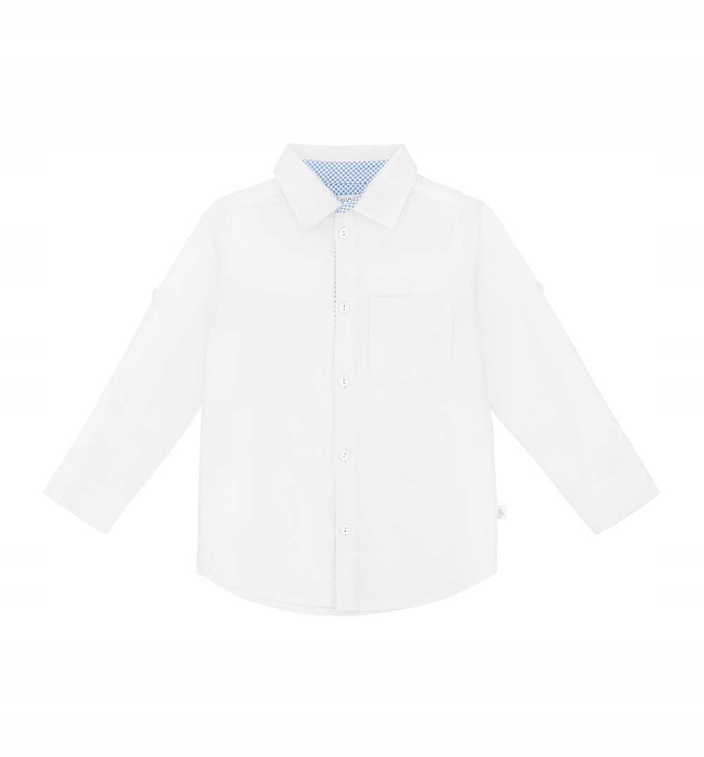 TuSzyte | Biała koszula chłopięca długi rękaw, wizytowa, PL R.98