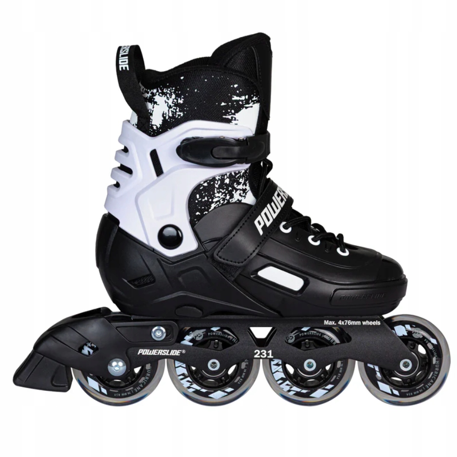 Powerslide Dětské kolečkové brusle Khaan Magic Black, 39-42, 4x, 76