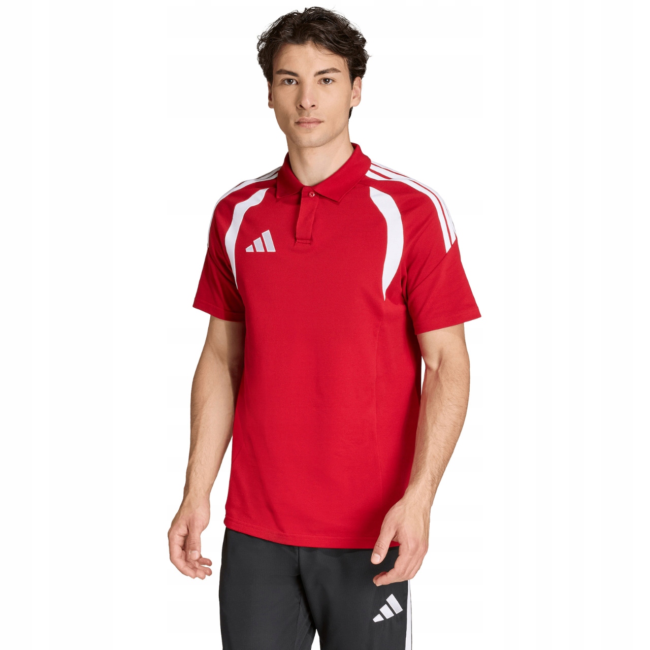 Pánské tričko adidas Tiro 26 League Polo červené KF3400 Velikost L