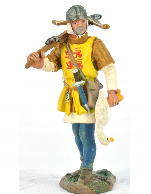 Francouzský lučištník s kuší, 13. století Del Prado 1/30 SME017