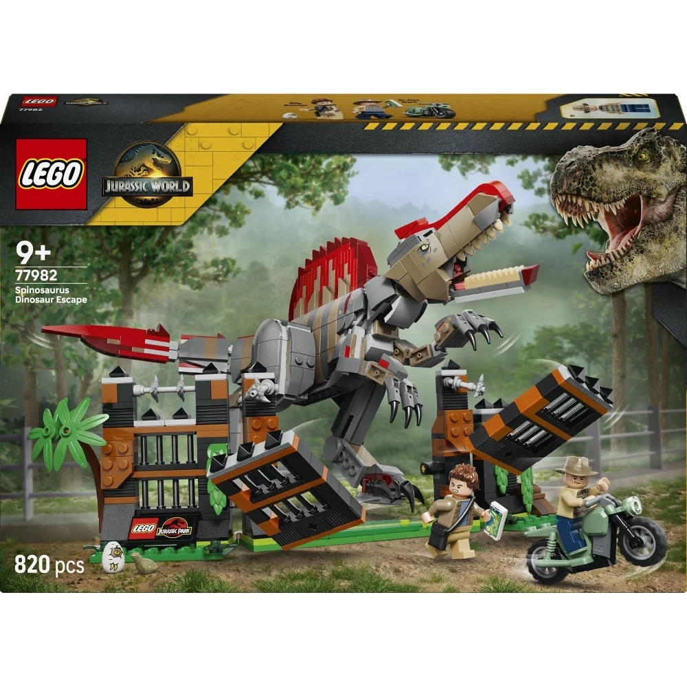 * Lego Jurský Svět Útěk spinosaura 77982