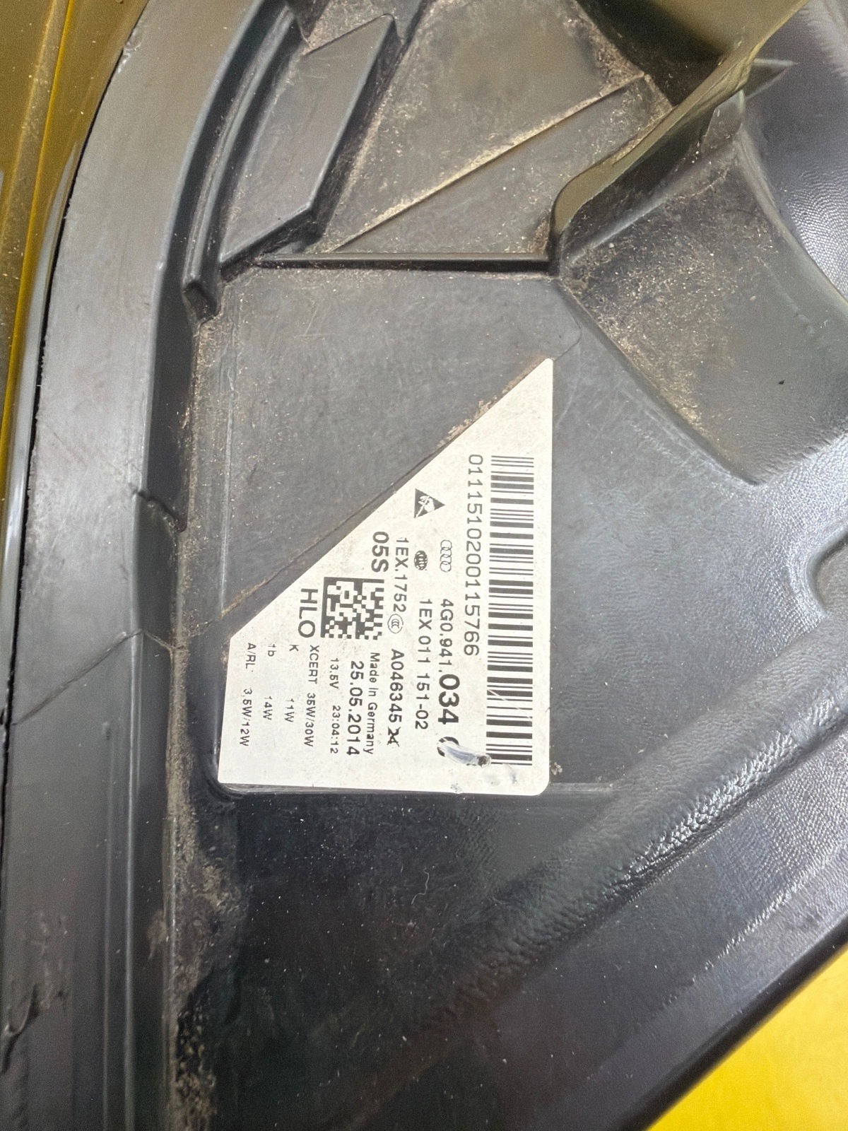 light right Audi A6 C7 4G Full Led 4G0941034C