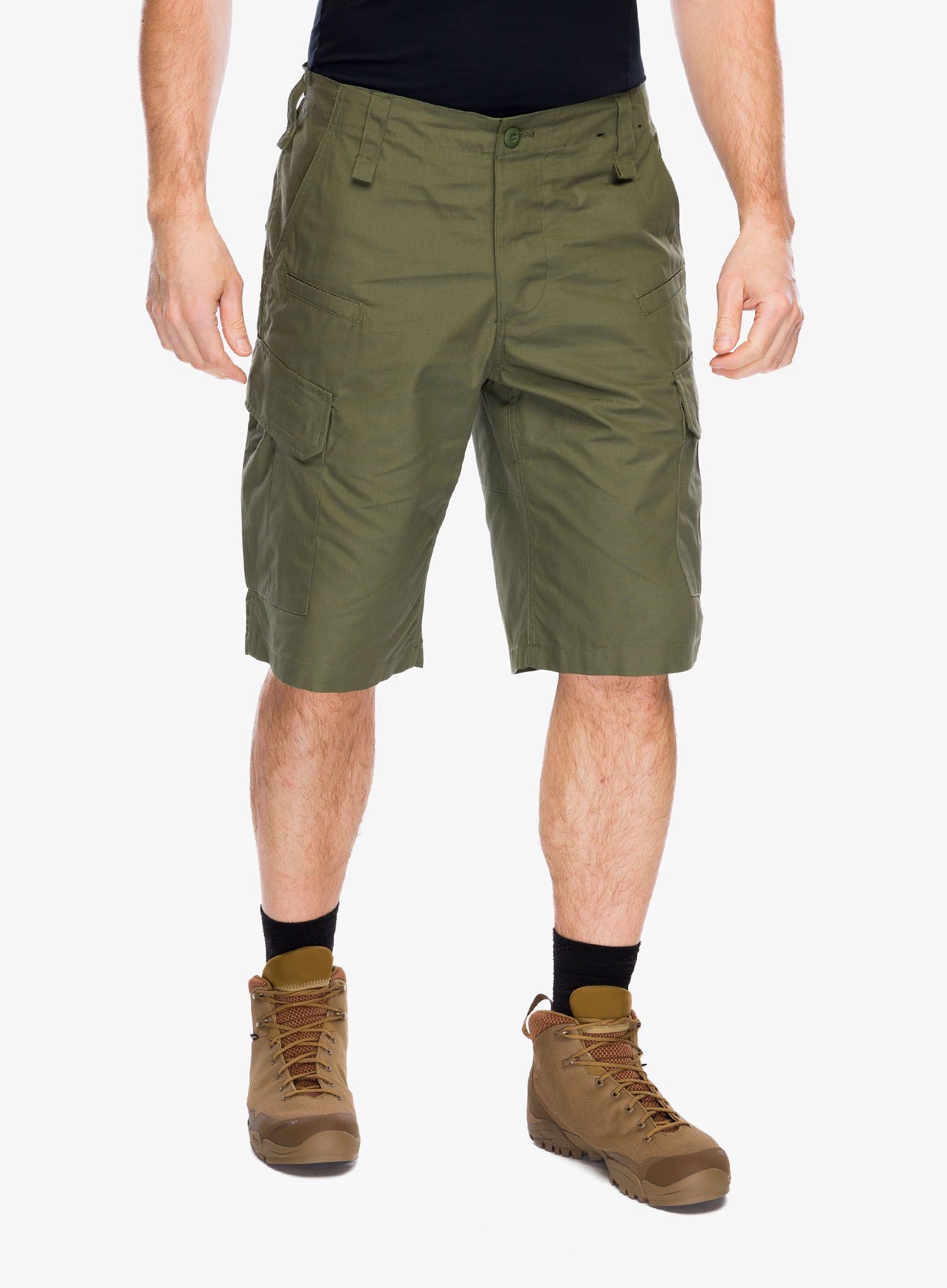 Kraťasy kraťasy Helikon-Tex Cpu Shorts PolyCotton Ripstop olive gr S