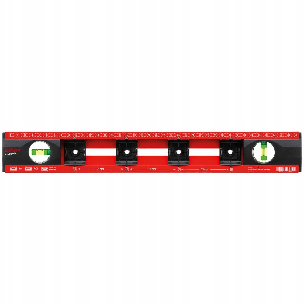Vodováha Pro Elektrikáře S Magnetem, Ukazatel Hladiny A Svislé Polohy, 40 CM