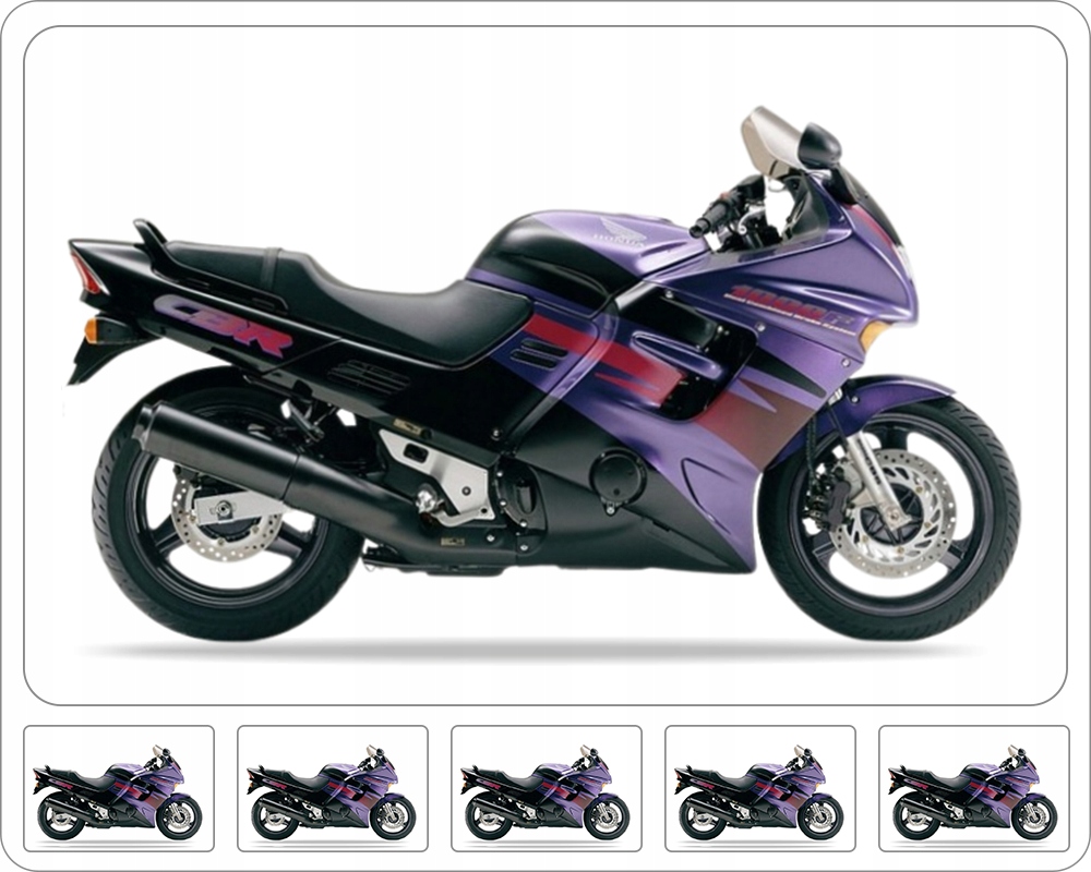 Samolepky Na Motocykl Juula Pro Honda Cbr 1000 F 1994 Fialové RP138B