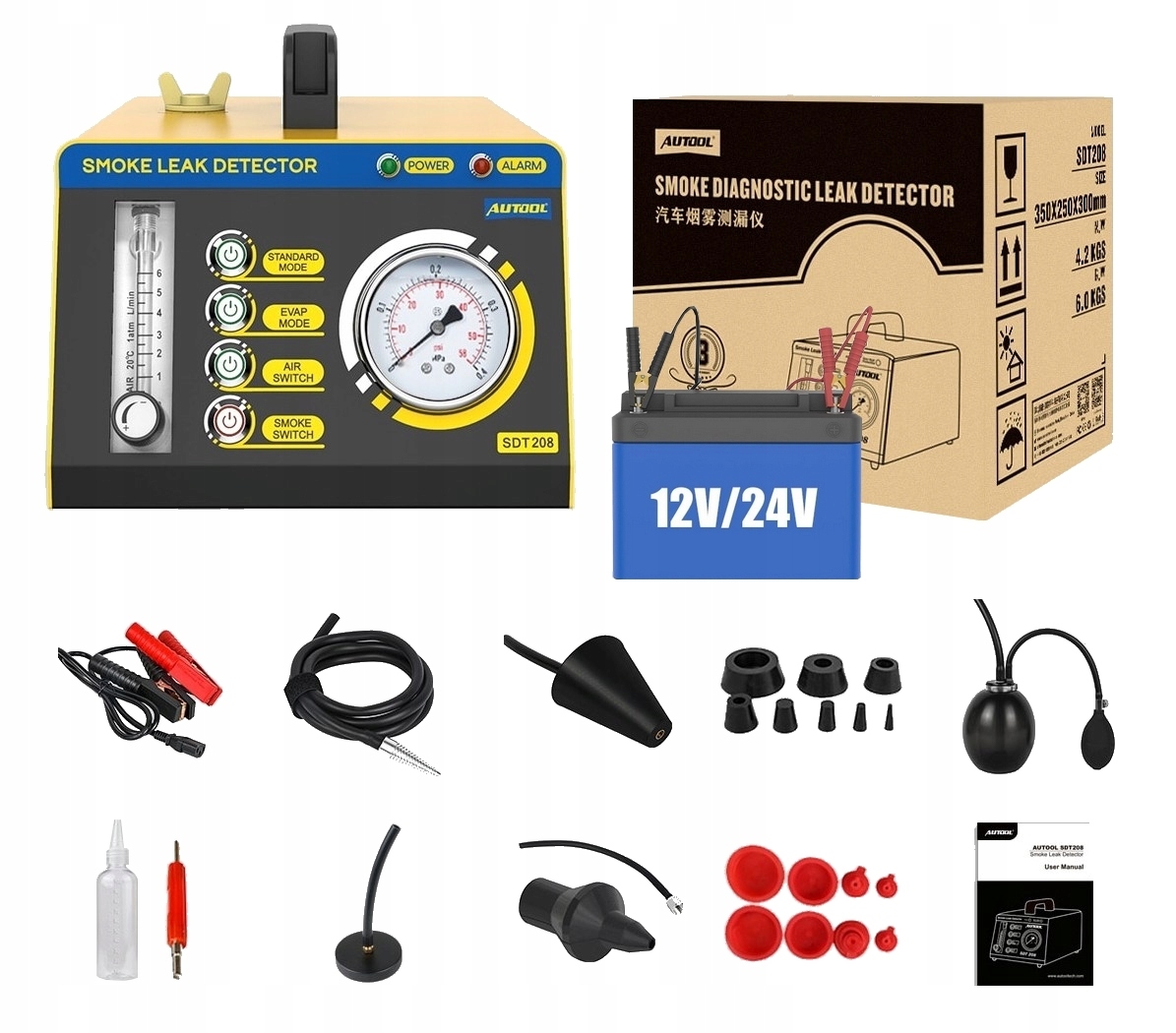 

Dymny Tester szczelności układów Generator dymu