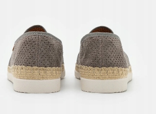 VERBENAS MĘSKIE ESPADRYLE SZARE AŻUROWE 45 1KCH Oryginalne opakowanie producenta pudełko