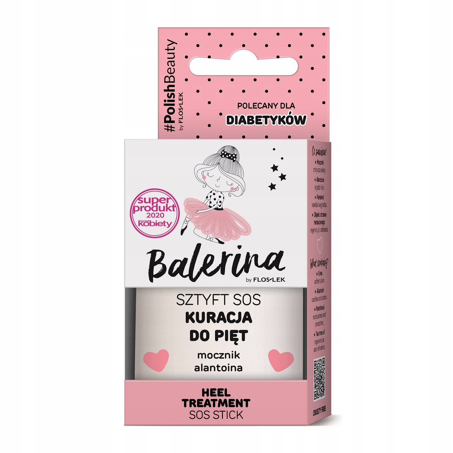 

Balerina Sztyft kuracja na pięty mocznik alantoina
