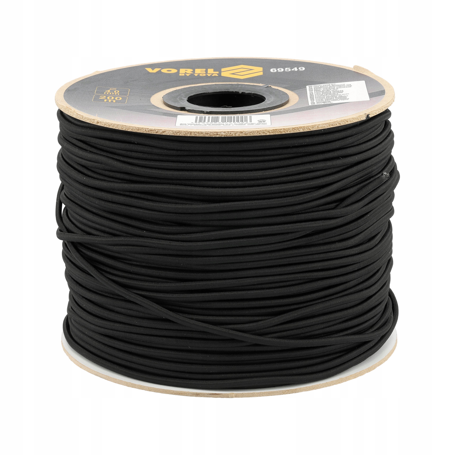 Elastické Lano 4 MM 200 M Cívka Odolná Proti Uv Vlhkosti, Chemikálie Pp Gumová