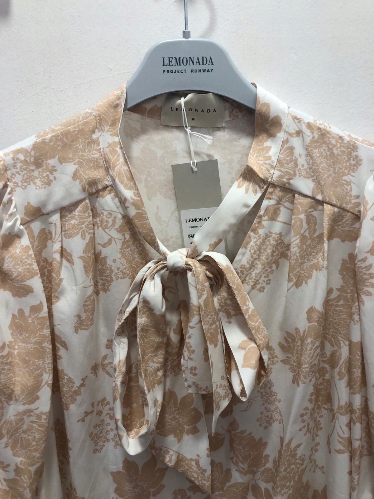 BLUZKA LEMONADA KWIATY ! NOWOŚĆ ! HIT ! Rozmiar 38