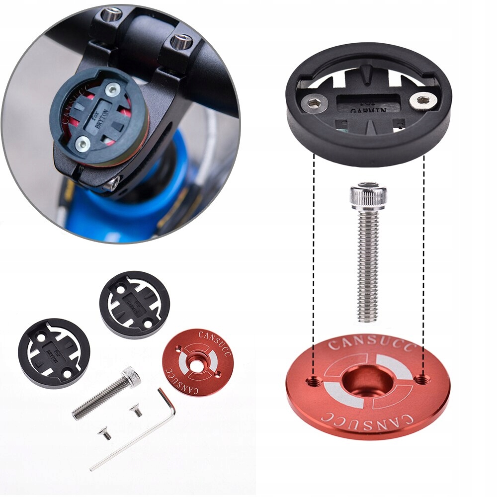 Uchwyt do liczników GARMIN BRYTON czerwony Marka Inna marka