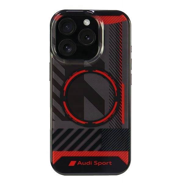 Audi krytka IML Sport MagSafe pro iPhone 16 Pro Max 6.9" černá