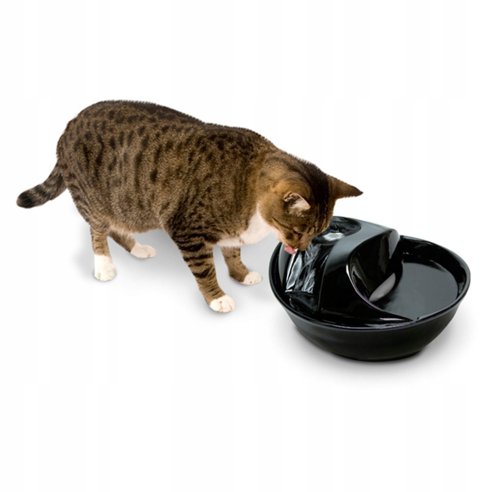 Levně Pioneer Styl Dešťové Kapky Bílá 1,8L Pítko Fontána Pro Zvířata