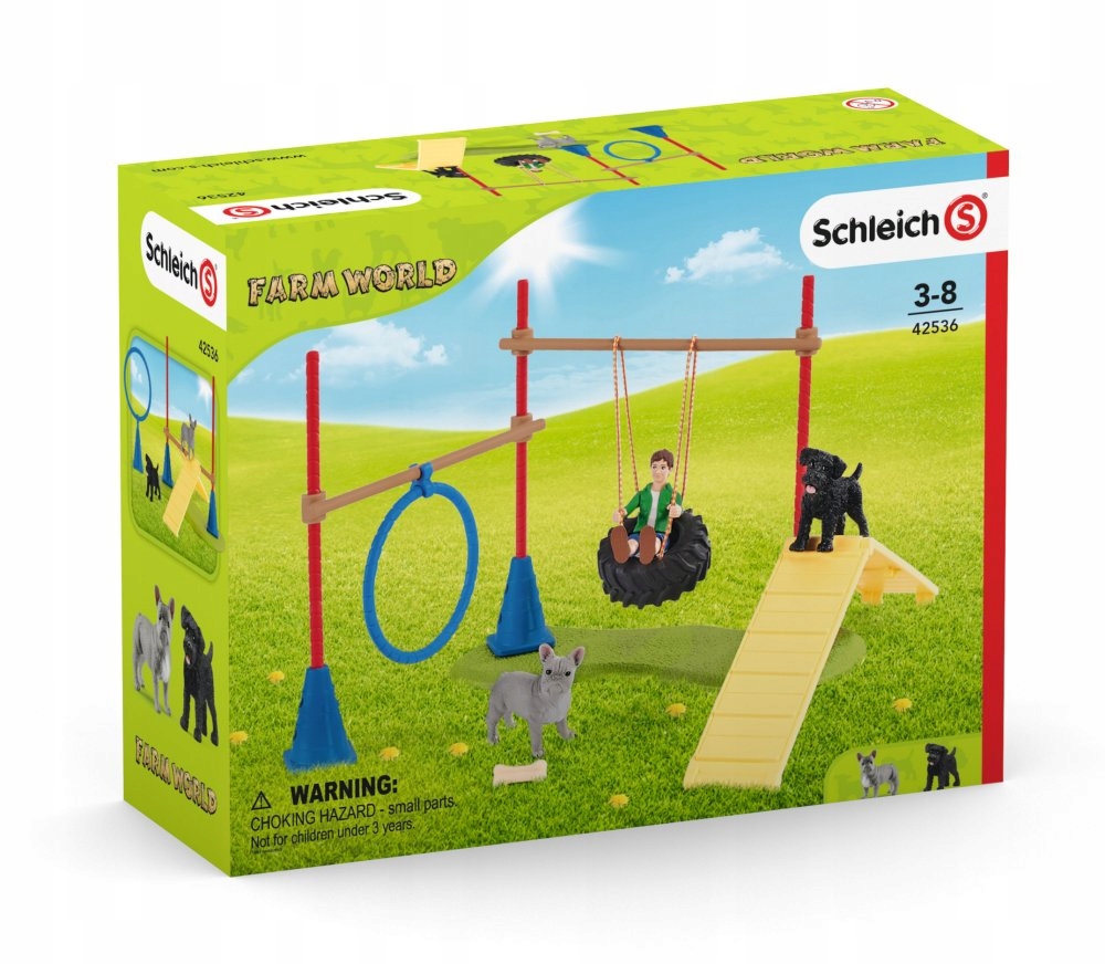 SCHLEICH Wybieg dla Psów Figurki + Akcesoria 42536 Wiek dziecka 3 lata +
