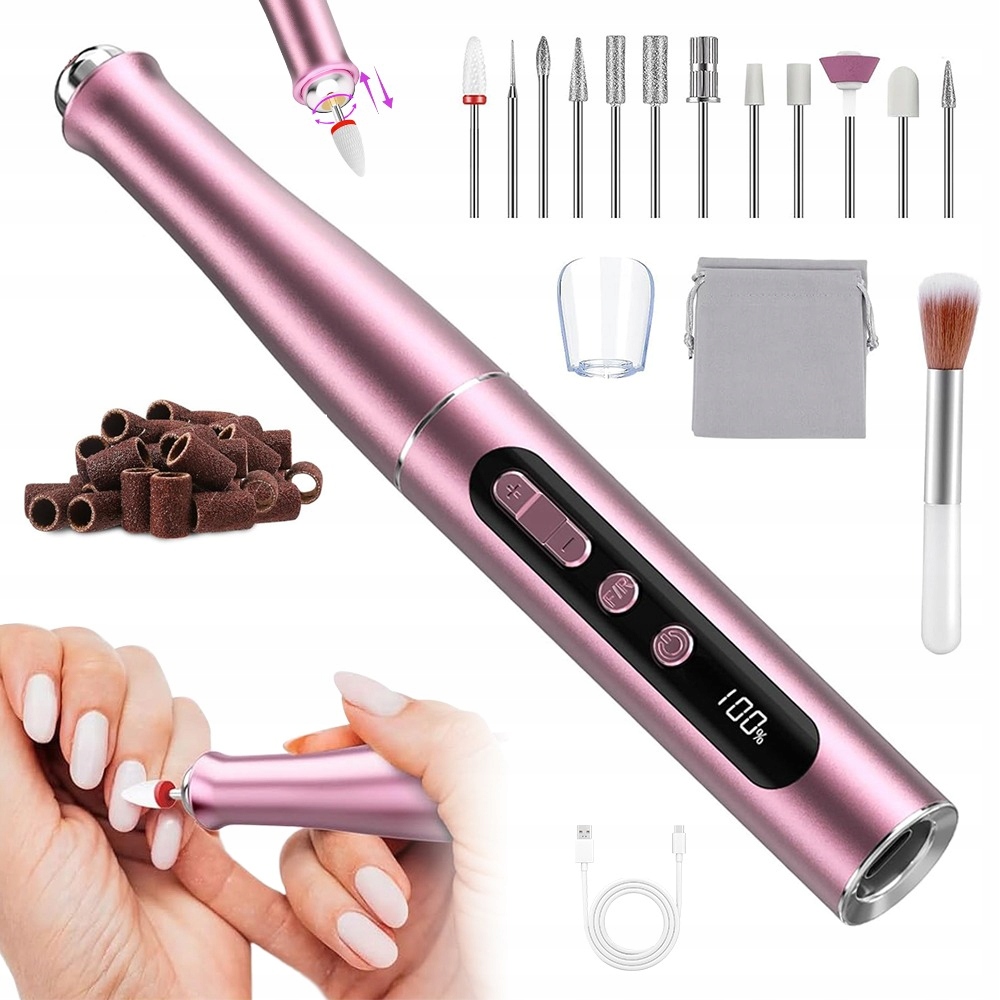 Bruska Manikúra Pedikúra Profesionální Bezdrátová