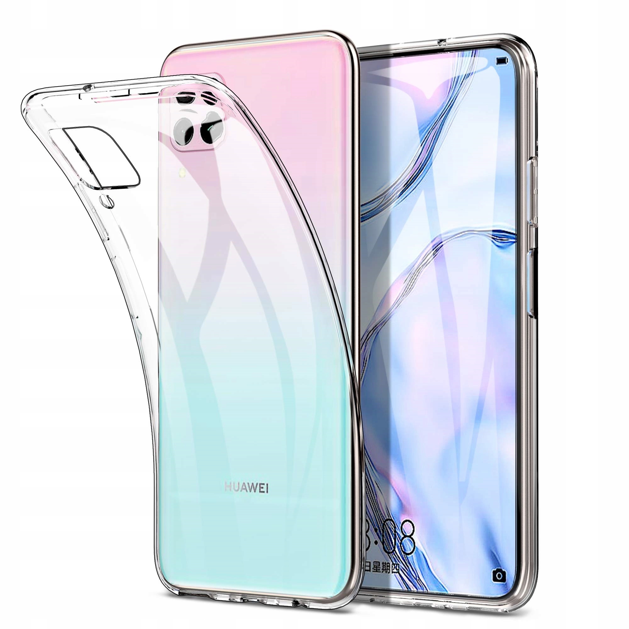 

Etui Slim Case + Szkło do Huawei P40 Lite