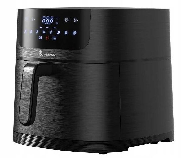 Frytkownica beztłuszczowa Airfryer Masterpro 8 l 1700 W czarna