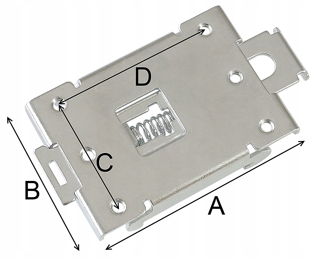 TH35 45mm ZACZEP WIESZAK NA SZYNĘ DIN ZATRZASK SSR Rodzaj przekaźnik
