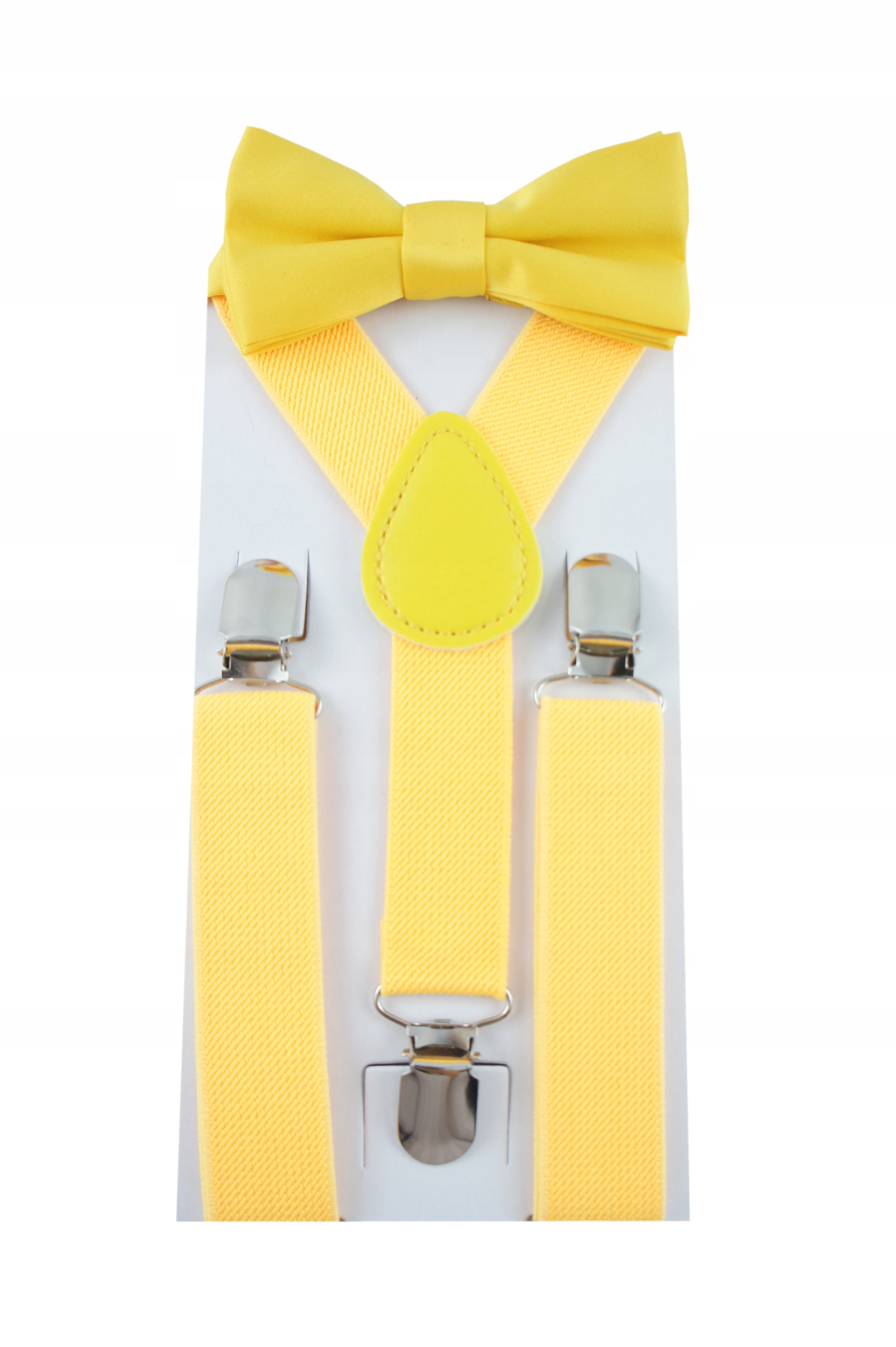 ŻÓŁTE Szelki i mucha dla dziecka 2-8 lat WZORY DO WYBORU!