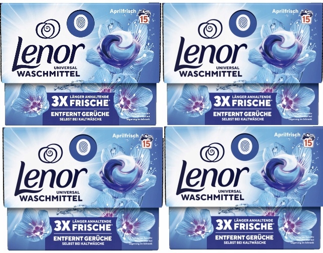 Lenor Universal Aprilfrisch Parfémované Kapsle Na Praní 60 Praní