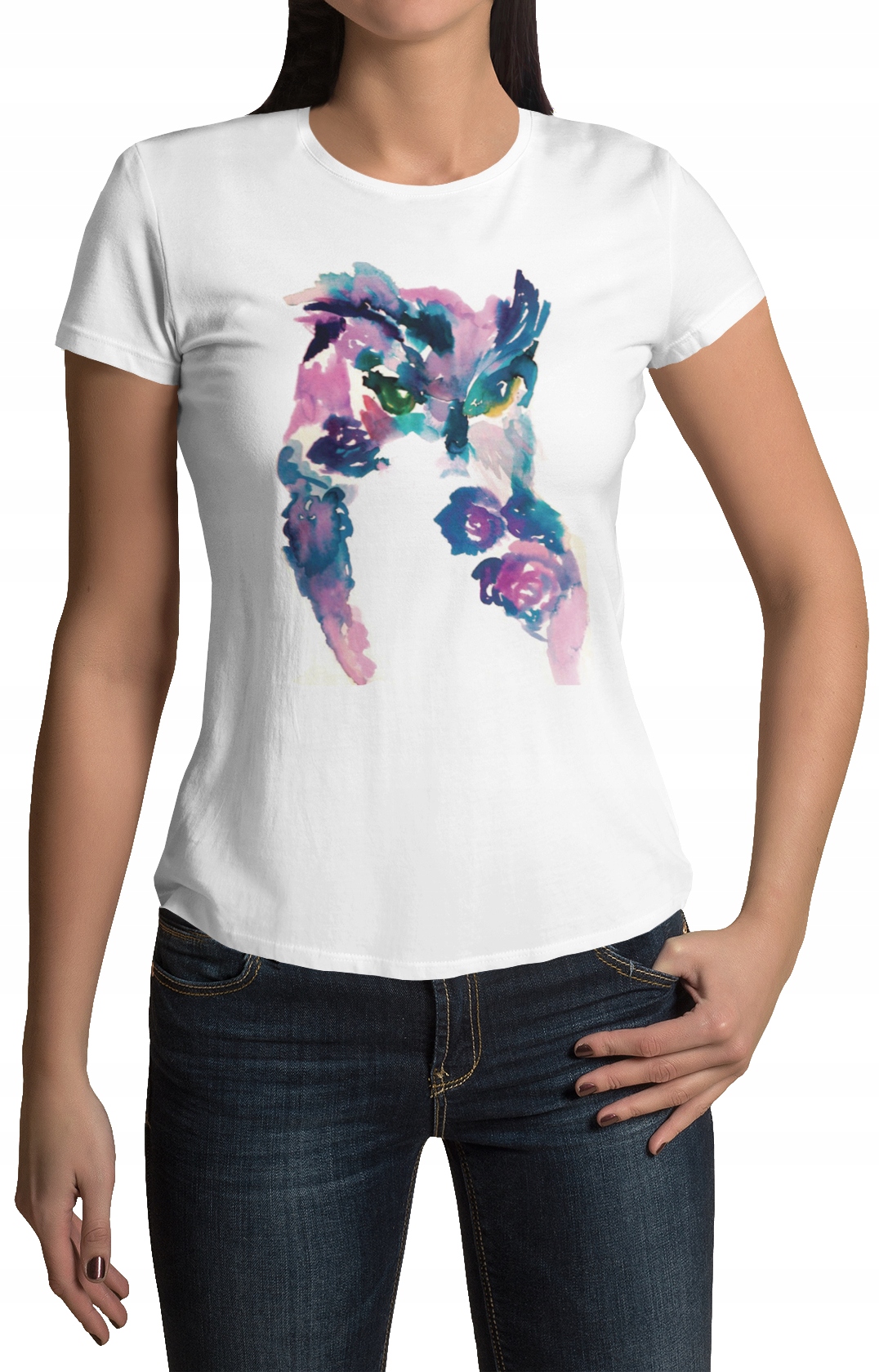 

Koszulka Damska T-shirt S Wiele Wzorów!- Wzory!!