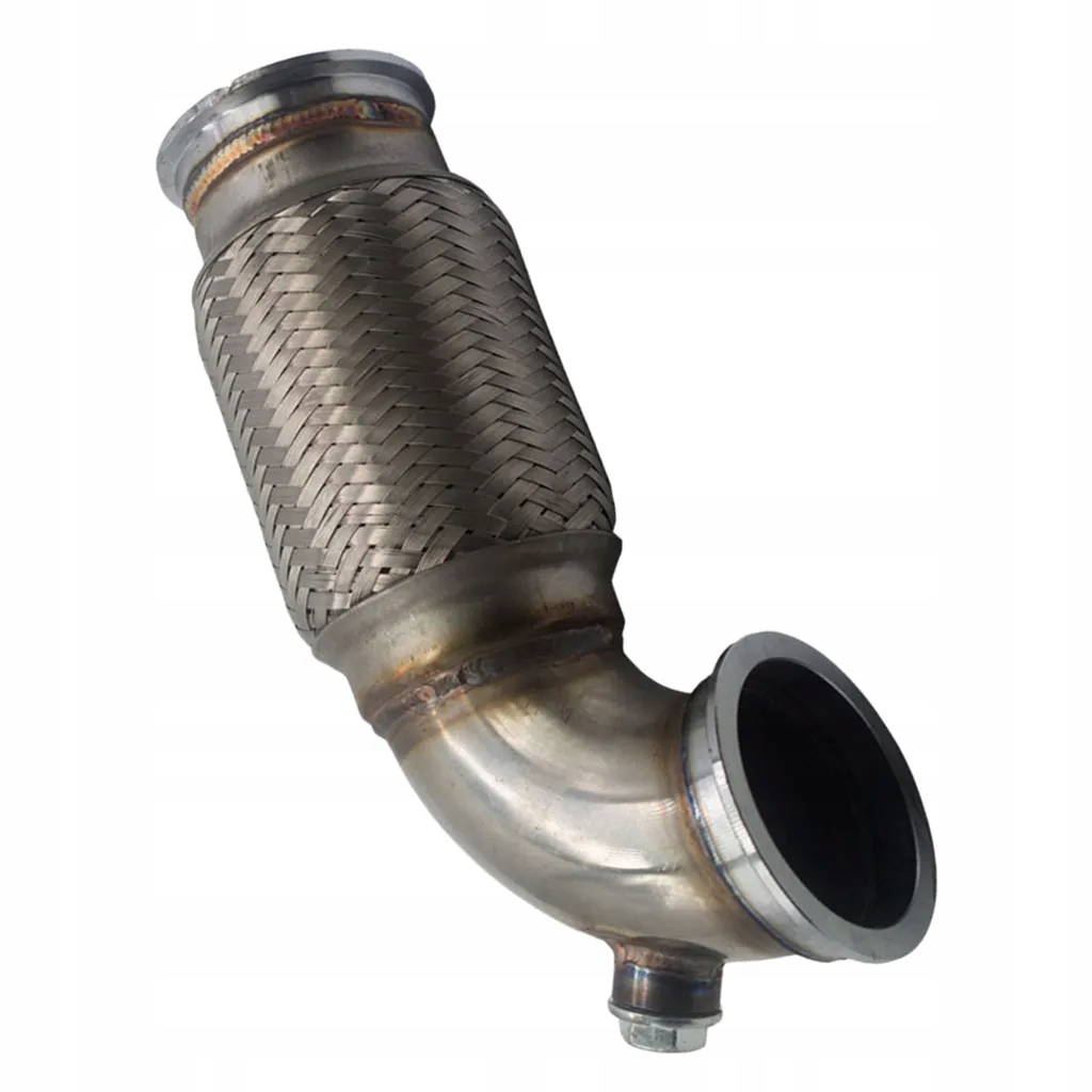 2.5\&quot; V-Band to V Band Downpipe Low Profile 90 Degree with Flex bell~29525