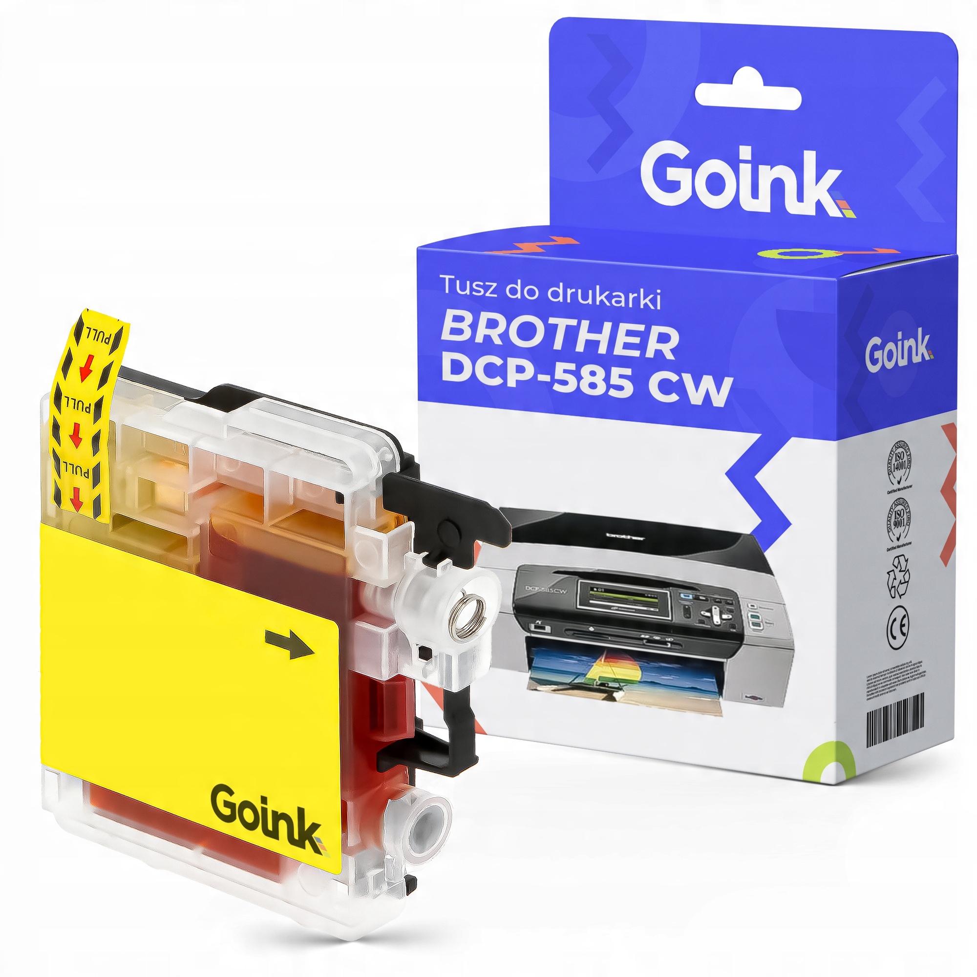 

Tusz do Brother DCP-585 Cw Yellow LC1100Y