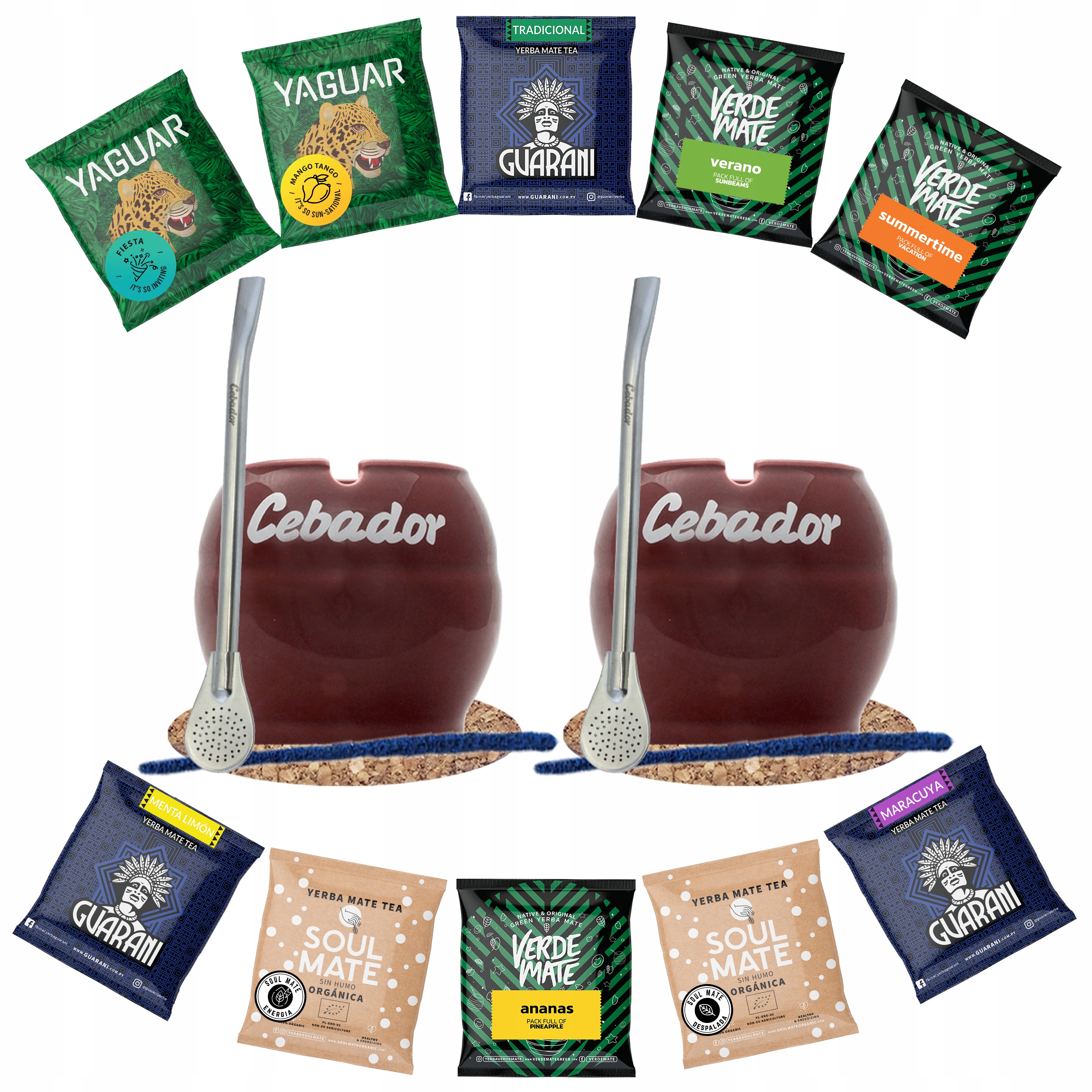 Levně Startovací sada Yerba Mate pro dva 10 x 50 g 500 g