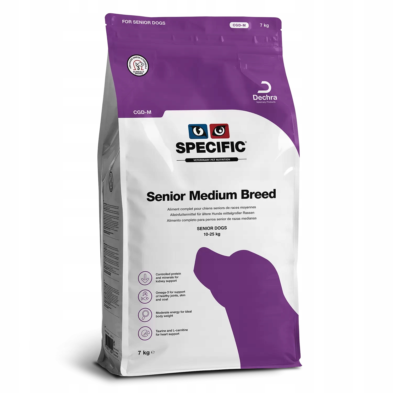 Levně Specific Dog Cgd-m Senior Medium Breed krmivo pro starší psy 7 kg