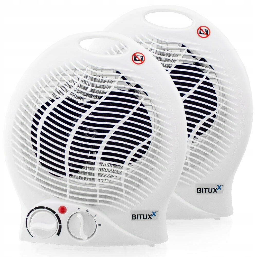 Sada 2 elektrických termoventilátorů 2000 W s regulací teploty