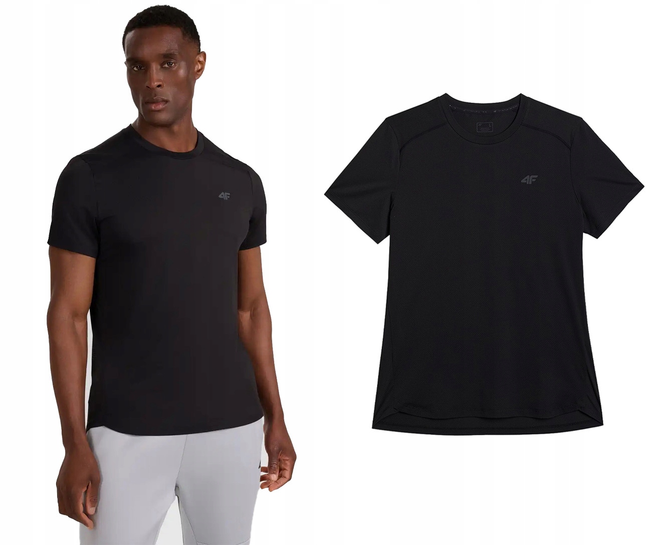 Koszulka sportowa męska 4F M1458 T-shirt szybkoschnący L