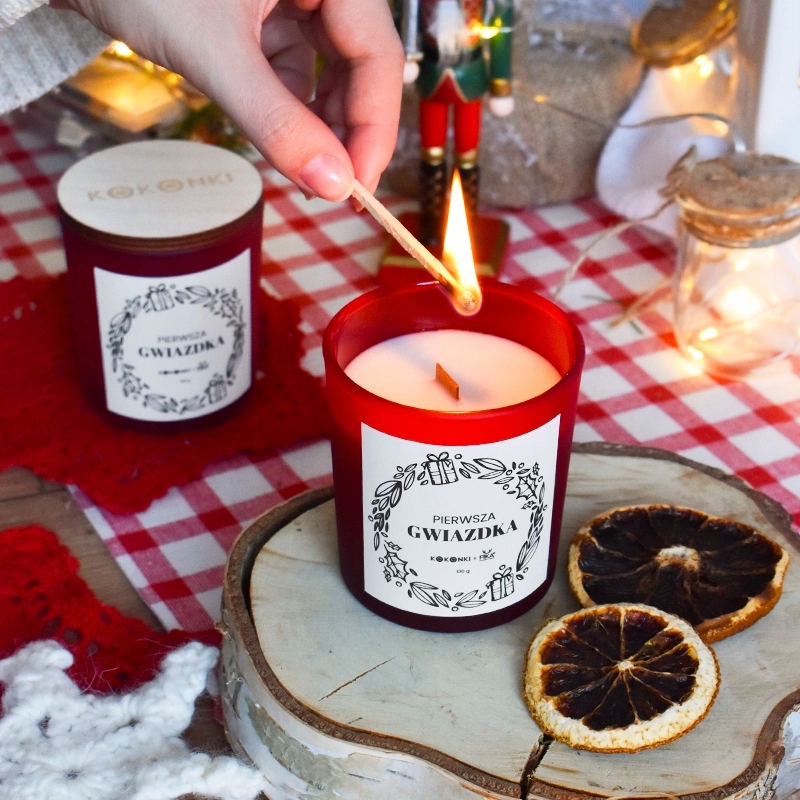 Sójová svíčka Kokonki Accessories "První hvězdička"