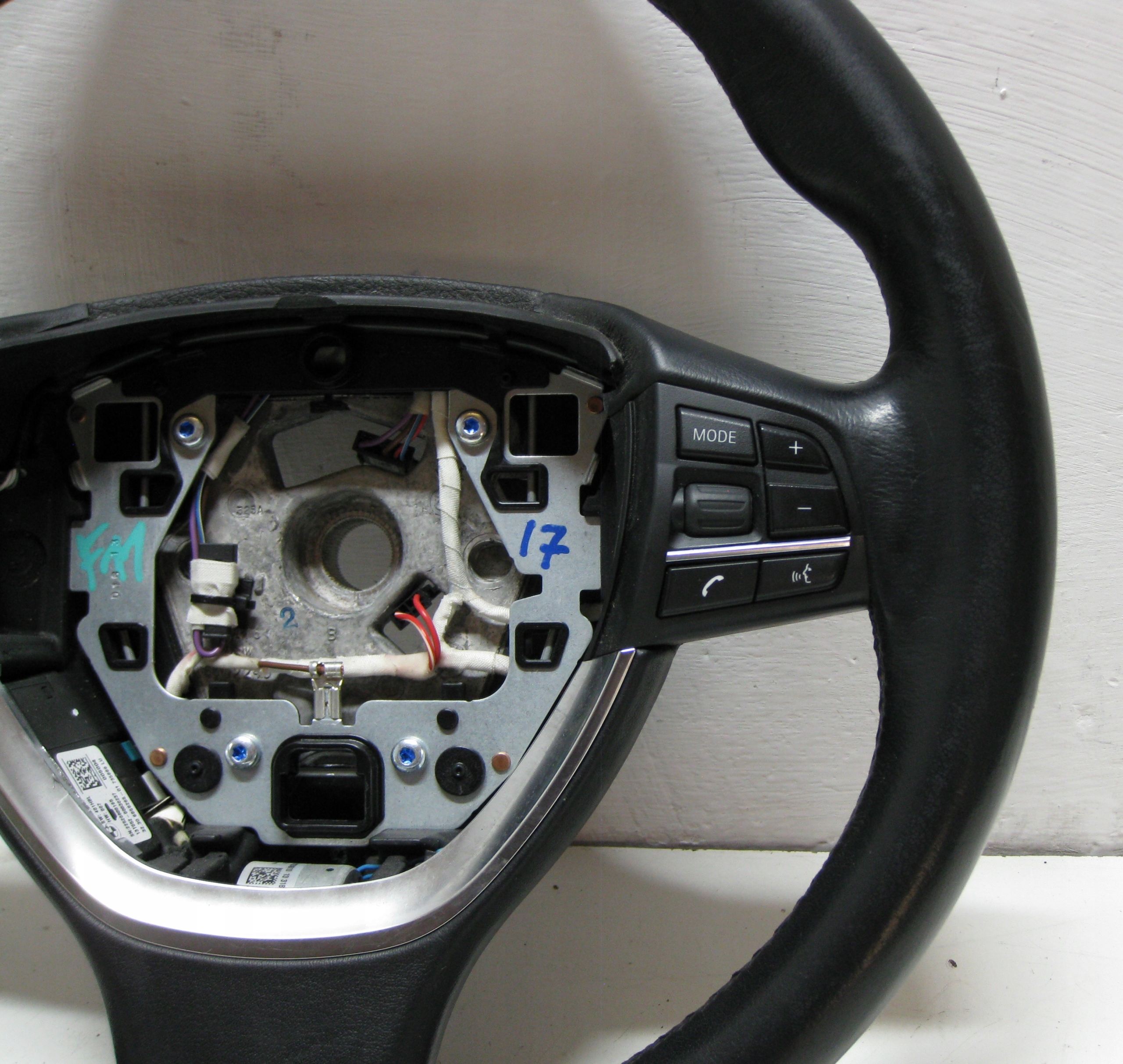 BMW F11 2.5 D 14R lenkrad Leder MULTIFUNKCJA